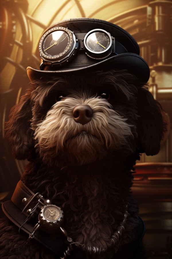 Steam Punk Newfypoo - HQ Digital Image Download For Wall Art and More